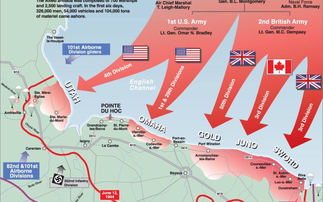 Remembering 79 Years Since Operation Overlord and the Normandy Invasion ...